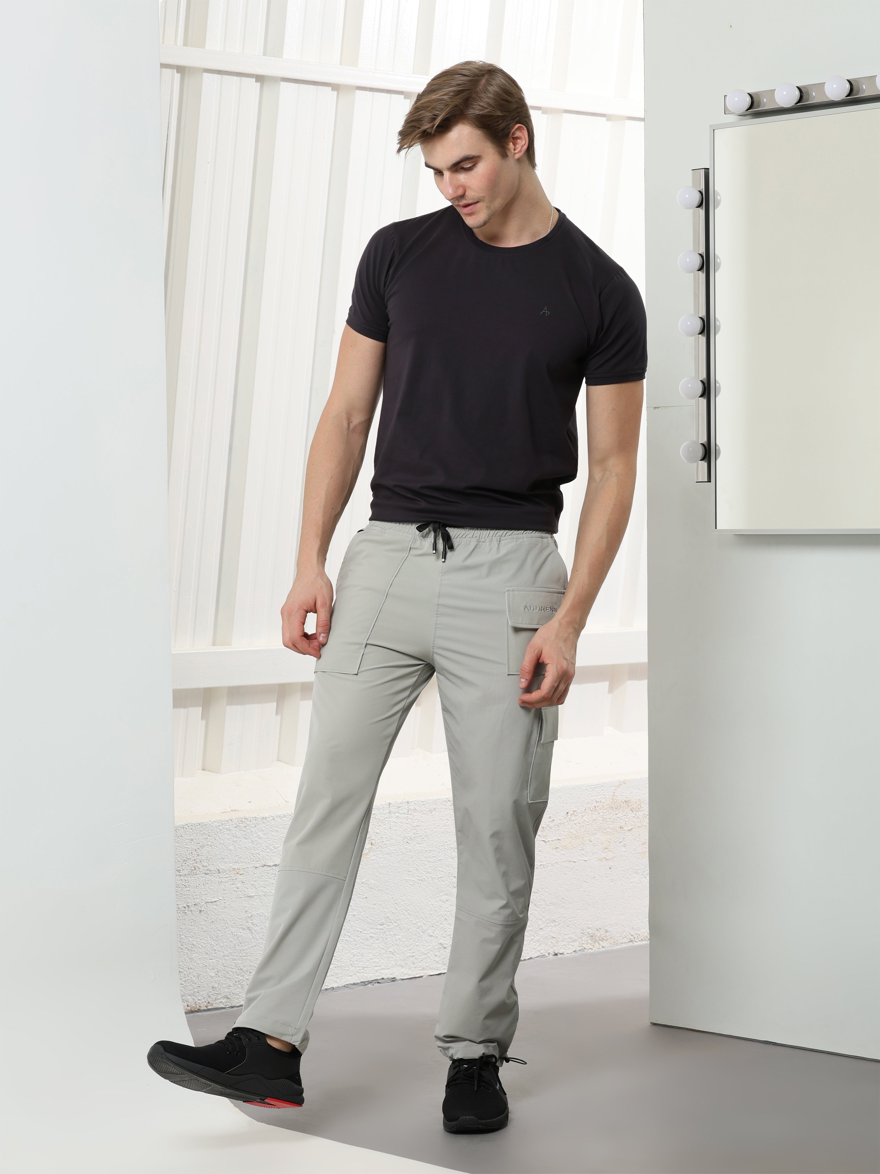 Manfinity Mode Men Slant Pocket Seam Front Suit Pants | SHEIN USA